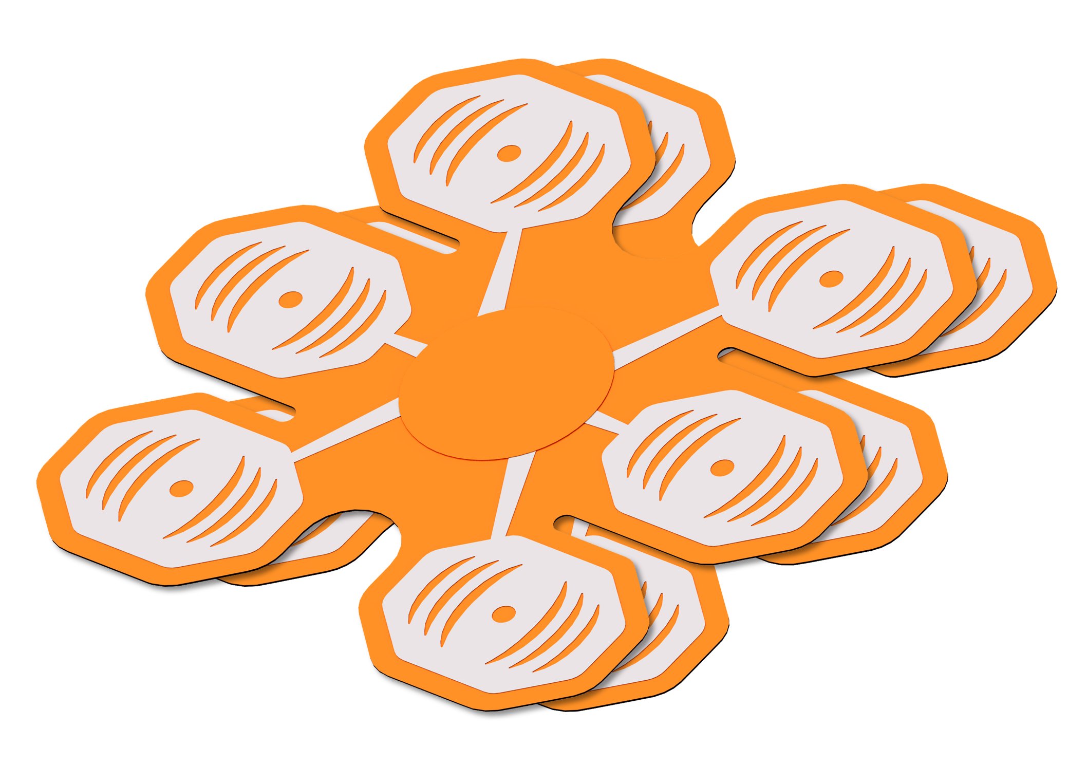 Bodi-Tek Ab Core Trainer Replacement Conductive Gel Pad - Pack of 2