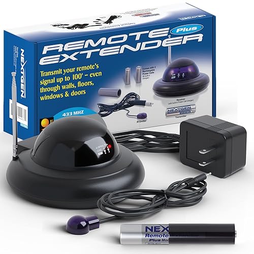 Nextgen IR Remote Repeater 100 ft Range Infrared Extender Kit, Radio