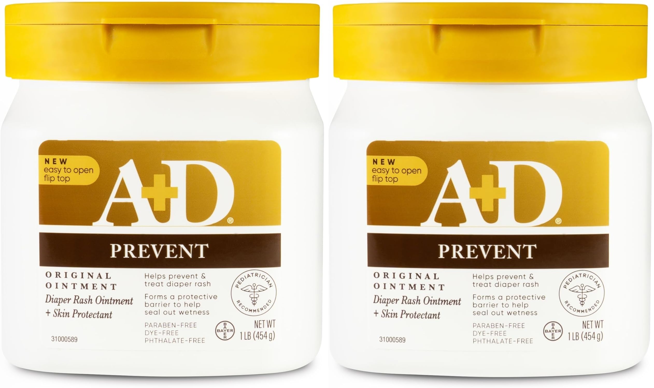 A+D Original Diaper Rash Ointment Prevents & Protects Diaper Rash