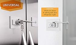 Guardianite Premium Refrigerator Lock with Built-in