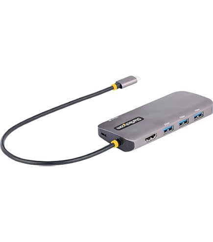 Inateck 10-in-1 USB C-hub, 4K 60Hz HDMI docking station, USB C video data, 100W PD, 10Gbps 2 USB 3.2 C, 2 USB 3.0 A, RJ45 Ethernet, SD/TF, 50 cm kabel, voor