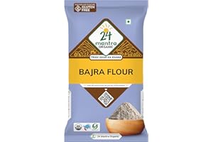 24 Mantra Organic Bajra (Pearl Millet) Flour (500g)