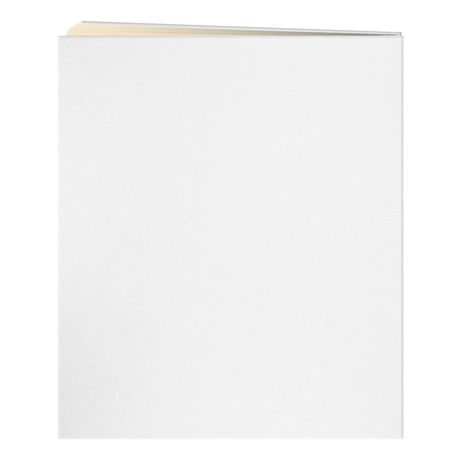 Jumbo 11.75x14 Beige Page Scrapbook 100 Pages 50 Sheets Navy Blue