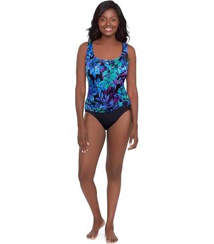 Amazon.com: Great Lengths Women's Empire Princess Seam Swimdress