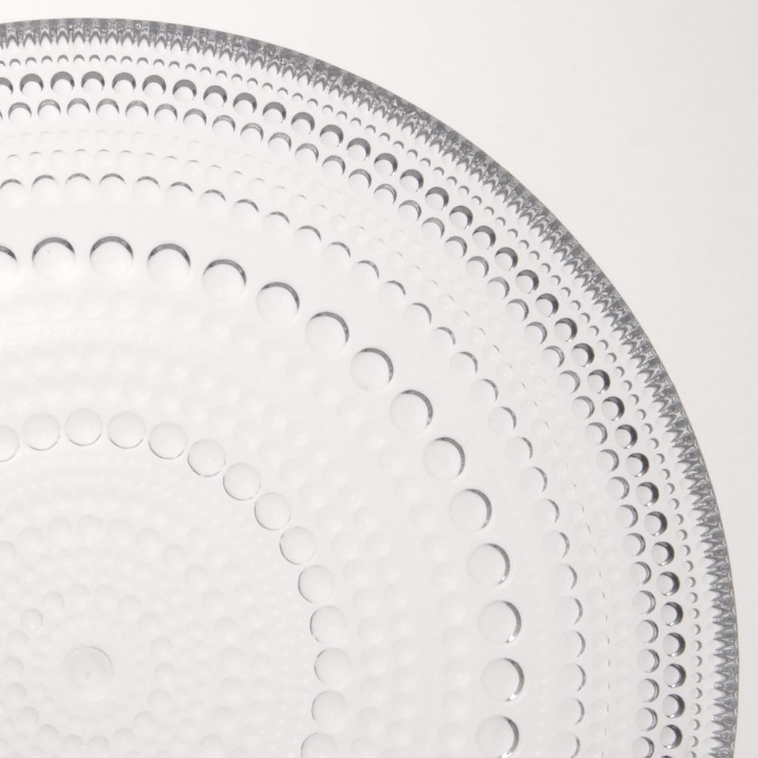 Kastehelmi 6.75" Clear Plate: Health & Personal Care