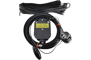 GOOZEEZOO JYR8010-150W End Fed Half Wave Antenna for Ham Radio 8 Band 10m 12m 15m 17m 20m 30m 40m 80m Long Wire Antenna, 1:64 Balun No Tuning Great for POTA/SOTA