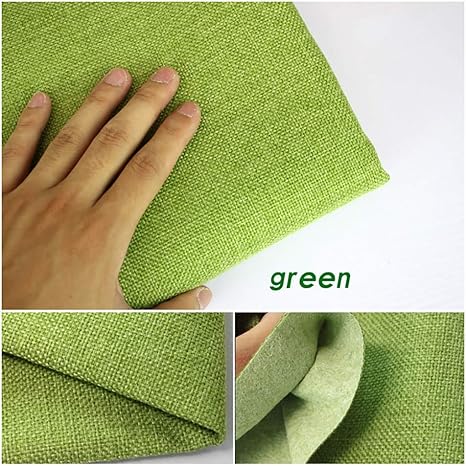 Amazon Co Jp 夏のdiy手作り生地 綿 麻 コットン リネン ハンドメイド Diy 手芸用 生地 綿 コットン 手芸 ソファー カバー カーテン 緑 無地リネンジャージー Size 1 45 8m ホーム キッチン