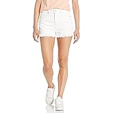 [BLANKNYC] Womens Luxury Clothing Denim Short with Frayed Hem, Fashionable & Stylish