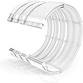 16AWG PSU Cable Extension Kit with Cable Combs,1x24pin ATX/1x8pin(4+4) EPS/2x8pin(6+2) PCIE Extension Cable,Cable Extension P