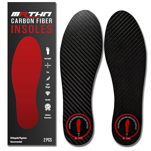 Carbon Fiber Insole for Men Women Foot Plate Insert for Pain