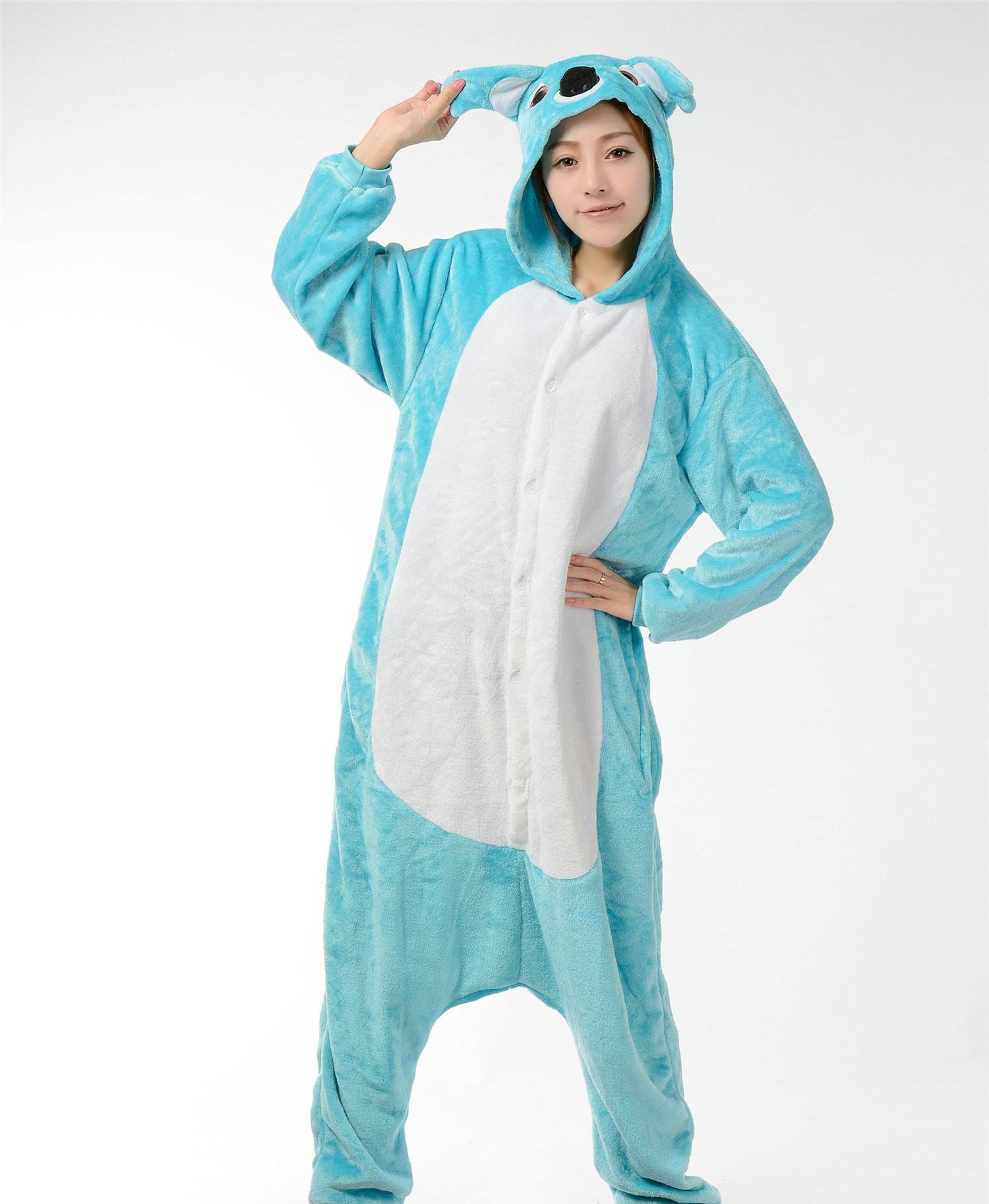 Onesie - Koala - Adult Animal Costume Pajamas - Large/X-Large by FunNFurry