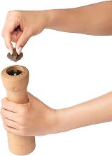 OXO Good Grips Wood Salt Mill - Light Beechwood Ceramic Grinder Adjustable view 4