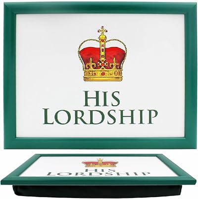 The Leonardo Collection His Lordship Laptray Cushion Bean Bag Tray