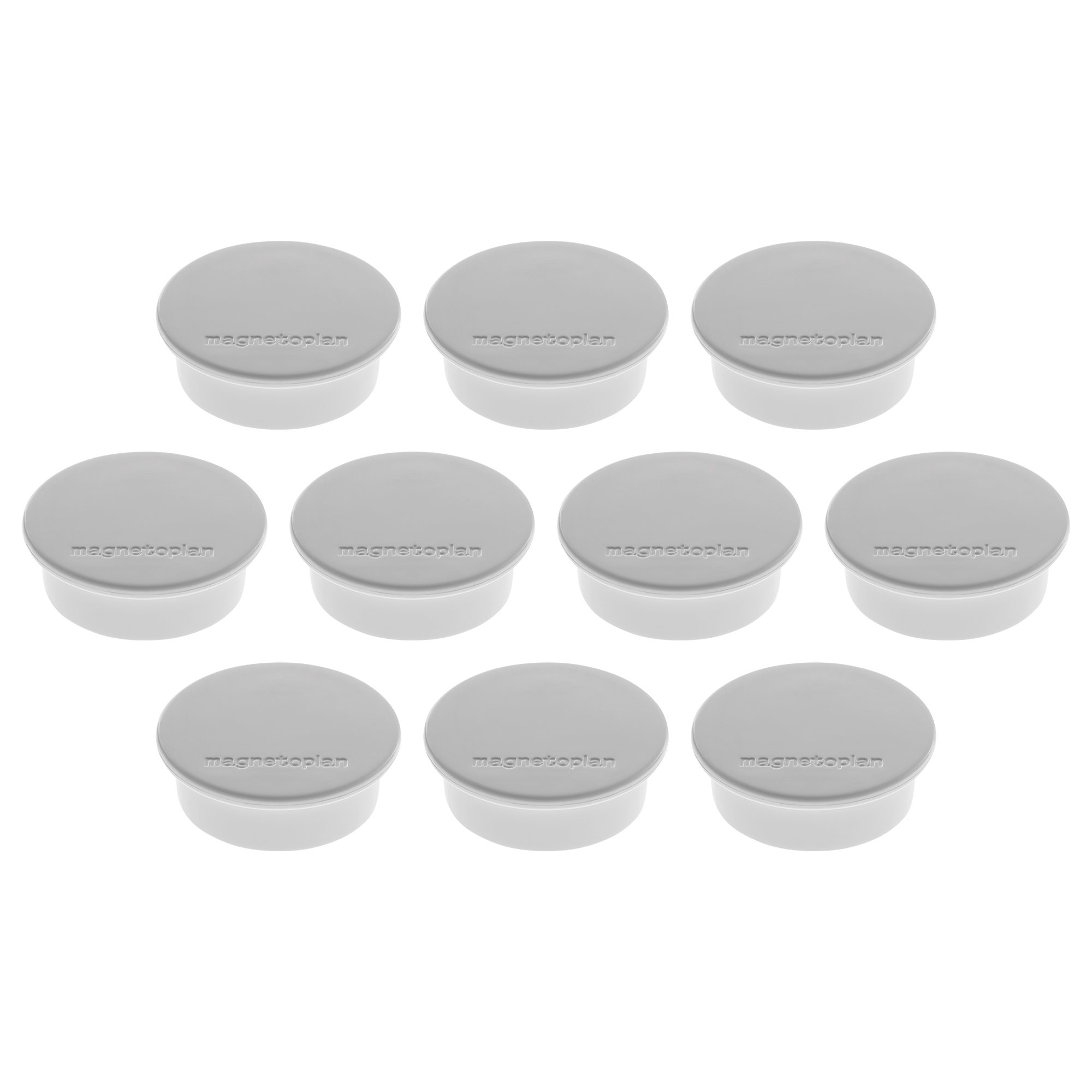 Magnetoplan Color Magnet Holder 40 mm 10 Items Grey