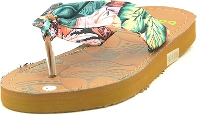 multi colored flip flops