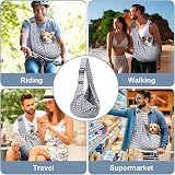 Adiwo Puppy Carrier Reversible Hands-Free Dog Sling Small Medium Cats view 6