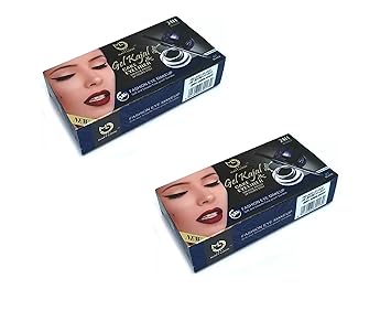 MATT LOOK Combo Pack of Gel Kajal & Cake Eyeliner Smudge Proof, 24 Hours Stay (JET BLACK, 14.5g) By Futureindia