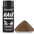 Hair Fibers for Thinning Hair for Women and Men, Hair Color for Gray Hair Coverage Thicker Fuller Hair Loss Instantly Hair Building Fibers Root Touch Up Natural Formula 28g (Light Brown)