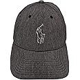 POLO RALPH LAUREN Men`s Baseline Performance Cap with Adjustable Back Strap (One Size, Outline Hat Grey/Black)