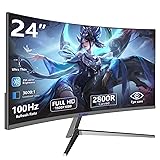 Sealan 24 inch Curved Gaming Computer Monitor FHD