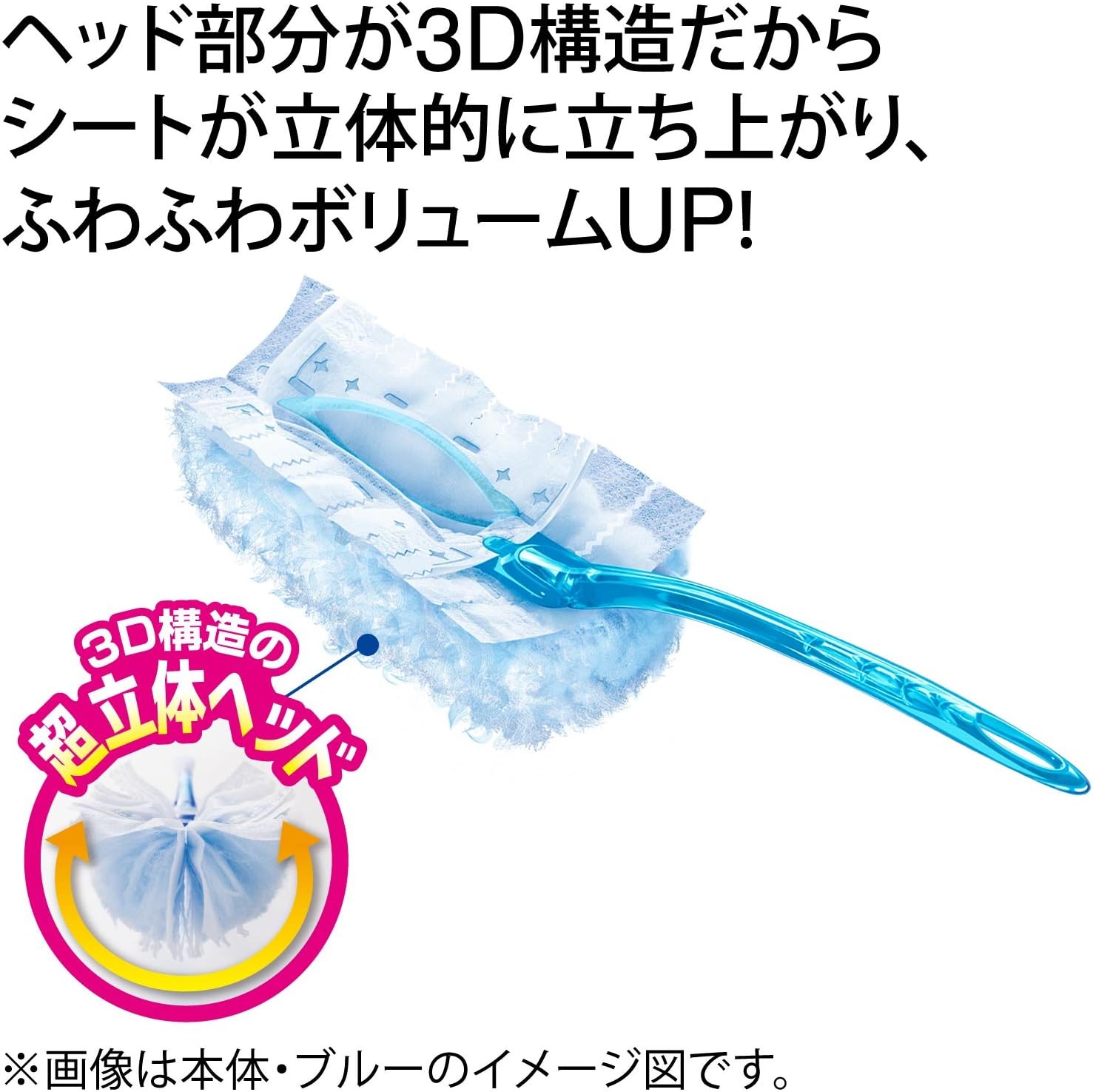 Amazon Co Jp ウェーブ ハンディワイパー 掃除用 本体 1本 取替えシート 1枚 ホーム キッチン