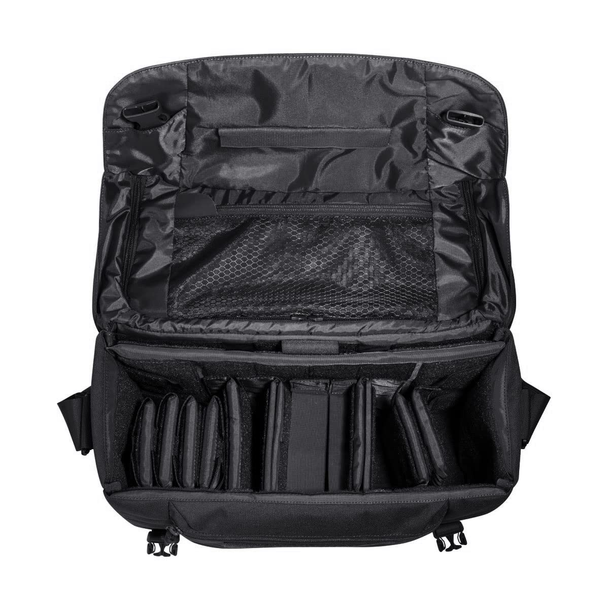 Tasmanian Tiger TT Modular Equipment Case 15L gepolsterte Umhängetasche, Schultertasche nutzbar als Waffen-Tasche, Kamera-Tasche, Laptop-Tasche oder für Ausrüstung, Black 3