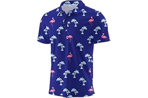 Askdeer Men's Golf Polo Shirts Short Sleeve Performance Dry Fit Polo Shirt Moisture Wicking Casual Golf Shirts