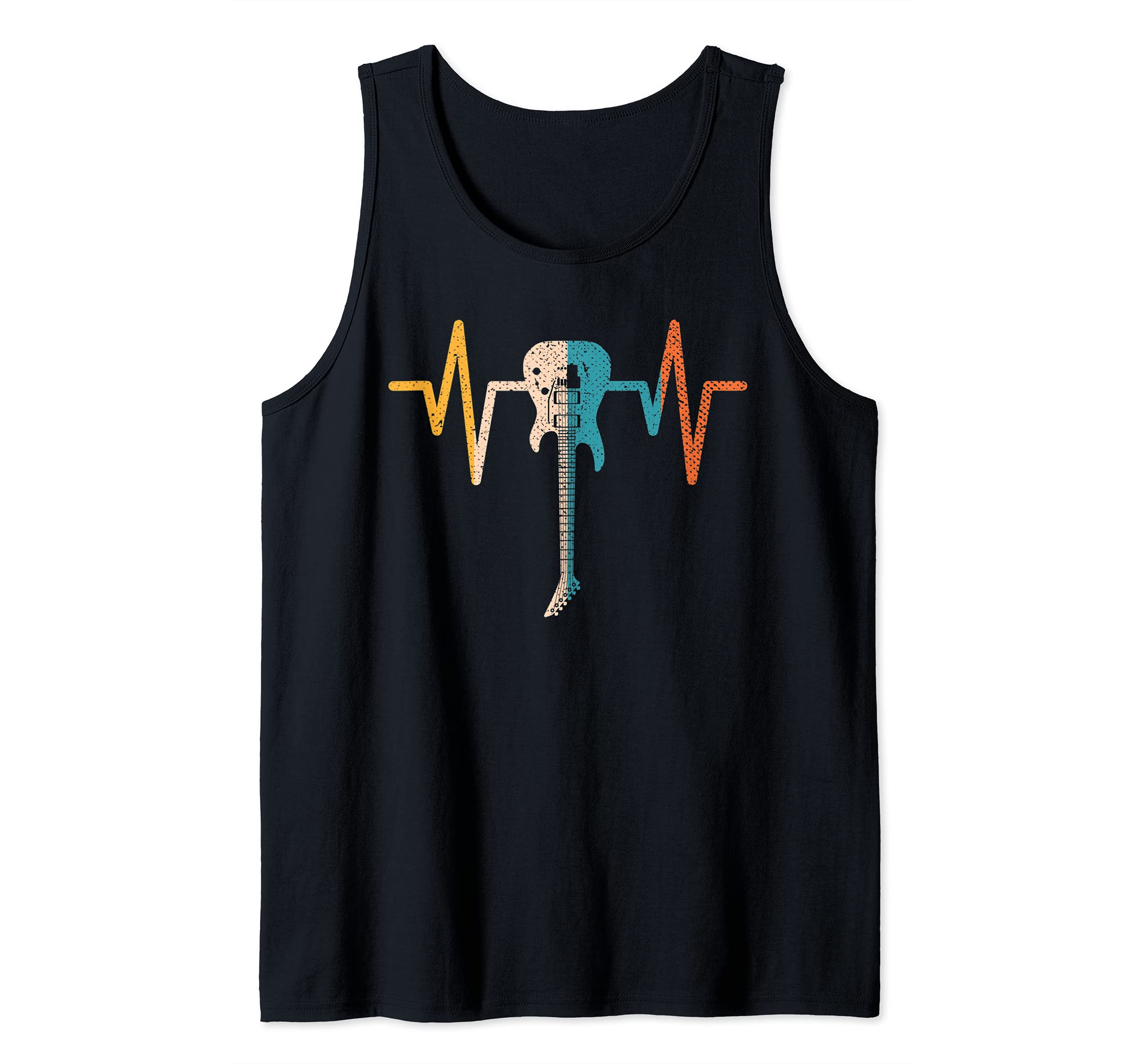 Musical Instrument Guitar Player Heartbeat Guitarist Guitar Tank Top