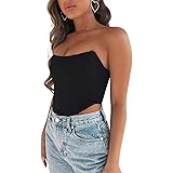 corset strapless top