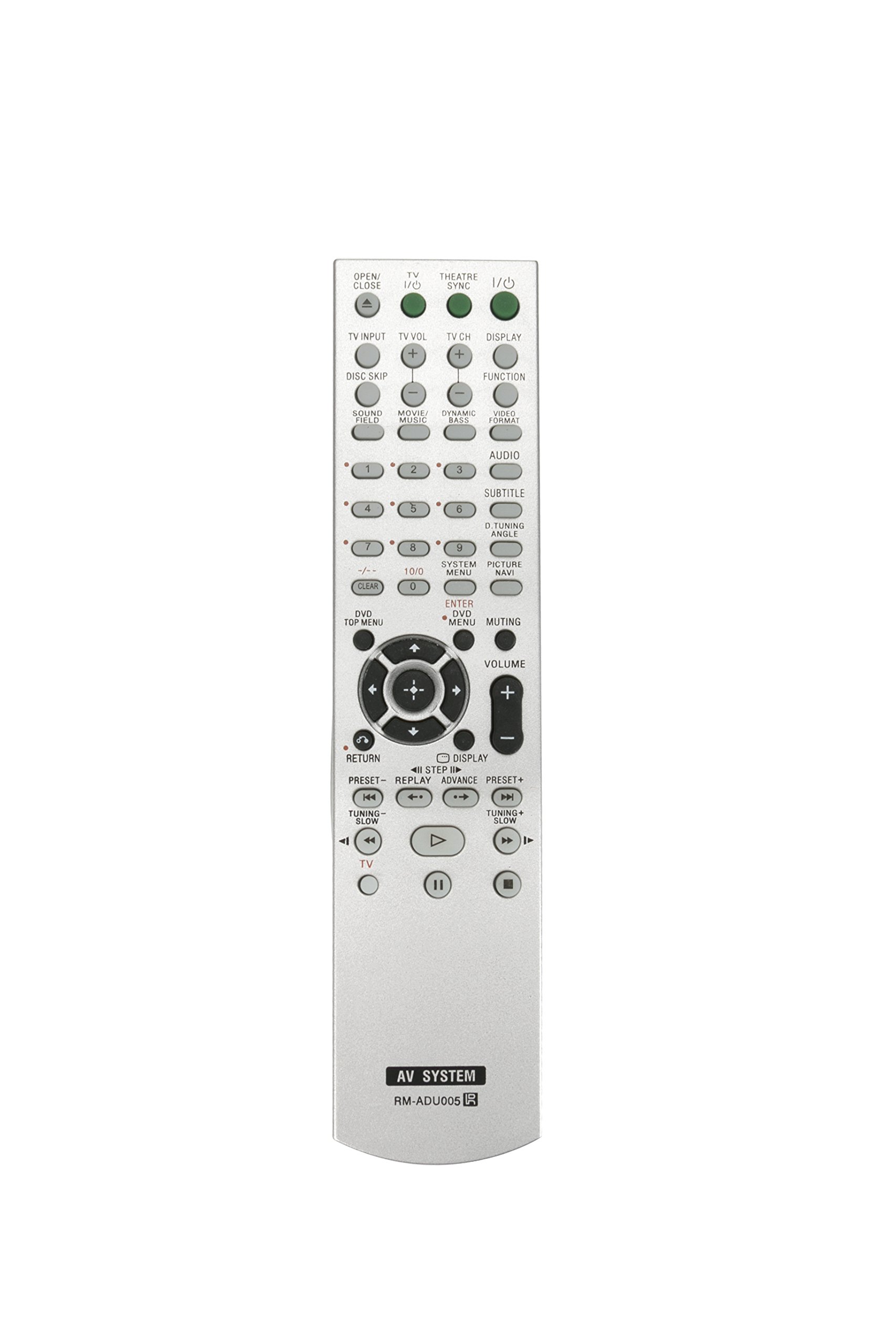 RM-ADU005 Replace Remote Control -VINABTY RM ADU005 Remote Control Replacement for SONY RMADU005 HCD-DZ20 HCD-DZ230 HCD-DZ530 HCD-DZ630 DAV-DZ20 DAV-DZ230 DAV-DZ231 DAV-DZ30 DAV-DZ530 DAV-DZ630 Remote