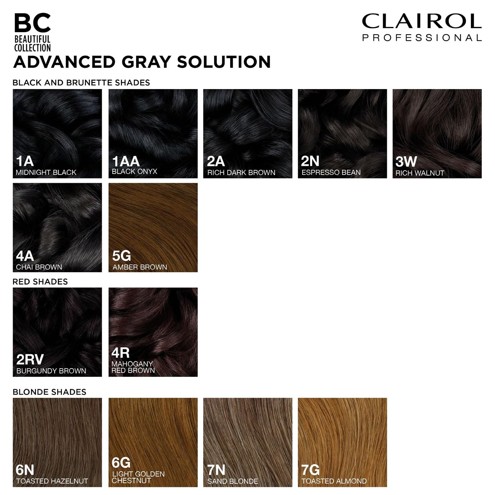 Clairol Professional Beautiful Collection Advanced Gray Solutions | Semi-Permanent Hair Color with Gray Coverage for All Hair Textures | Packaging May Vary
