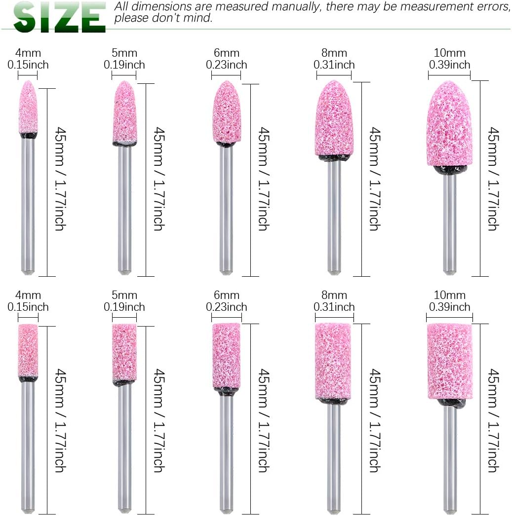 Keadic 100Pcs Rotary Grinding Stone Bits Set - Image 3