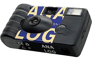 ANALOG CAMERA COMPANY Analog Disposable Camera w/Flash + Development & Digital Uploads (Blue) | 35mm Film Single-Use Camera, 24 Exposures, Pictures Sent to Your Phone