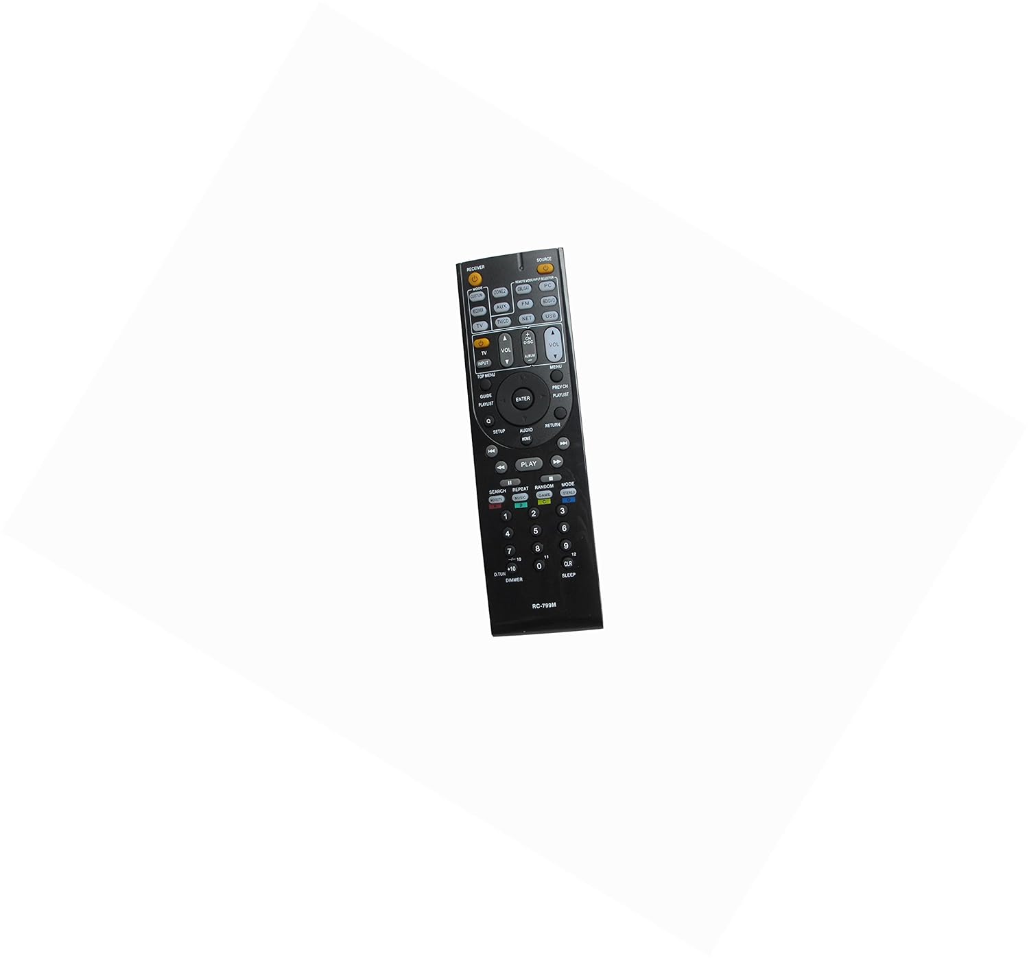 Hotsmtbang Replacement Remote Control for Onkyo RC-646S RC-676M TX-NR3008 RC-765M  RC-803M TX-SR804S RC-694M RC-688M HT-S5500 RC-668M RC-645S RC-608M RC-605S  ...