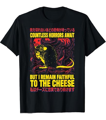 Amazon.com: Cheese is My Weakness Rat T-Shirt The Cheese is My