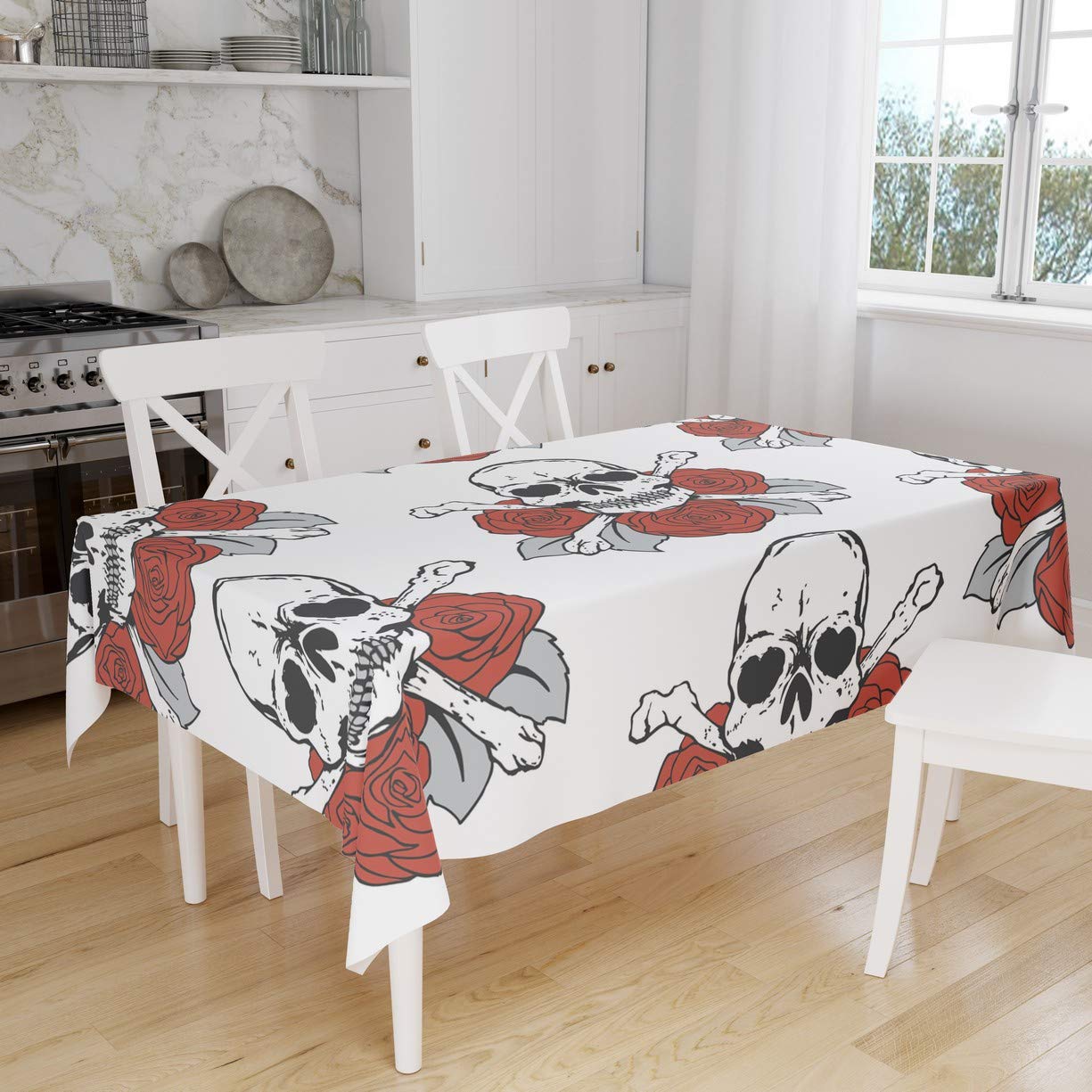 Bonamaison Kitchen Decoration, Tablecloth, 140cm x 160cm - Designed and Manufactured in Turkey