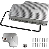 265-830 Upgrade Aluminum 6R140 Transmission Deep Pan(Brushed) Compatible with Ford F250 / F350 / F450 / F550 2011-2019 6.7L with 6R140 Transmission