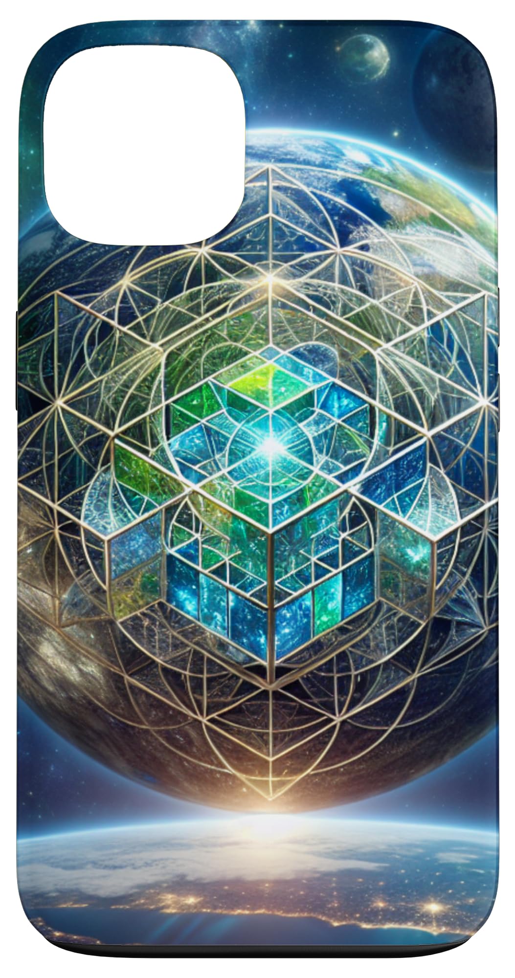 Arch Angel Metatron's Cube Sacred Geometry Case for iPhone 13