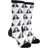 AIMASTZ Tiger Skin Unisex Funny Novelty Socks, Funky Crazy Cool Crew Dress Socks