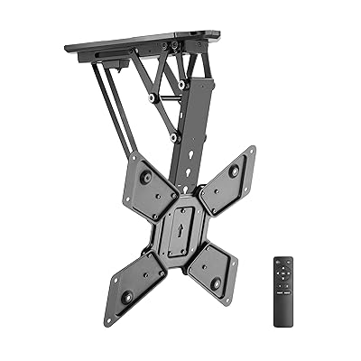 Buy Techorbits Motorized Tv Mount Electric Ceiling Tv Mount Indoor Outdoor For Tvs 23 55 Pull Down Electric Tv Lift Online In Turkey B07zzn8mzw