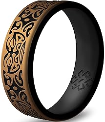 Knot Theory Warrior of Wisdom Silicone Ring in