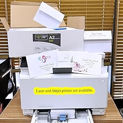 Winlyn 1000 Pcs Bulk A2 Invitation Envelopes in