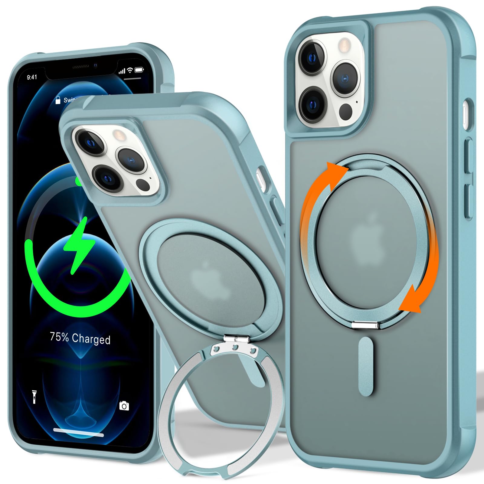 UMIONE 360° Rotatable Magnetic Ring Design for