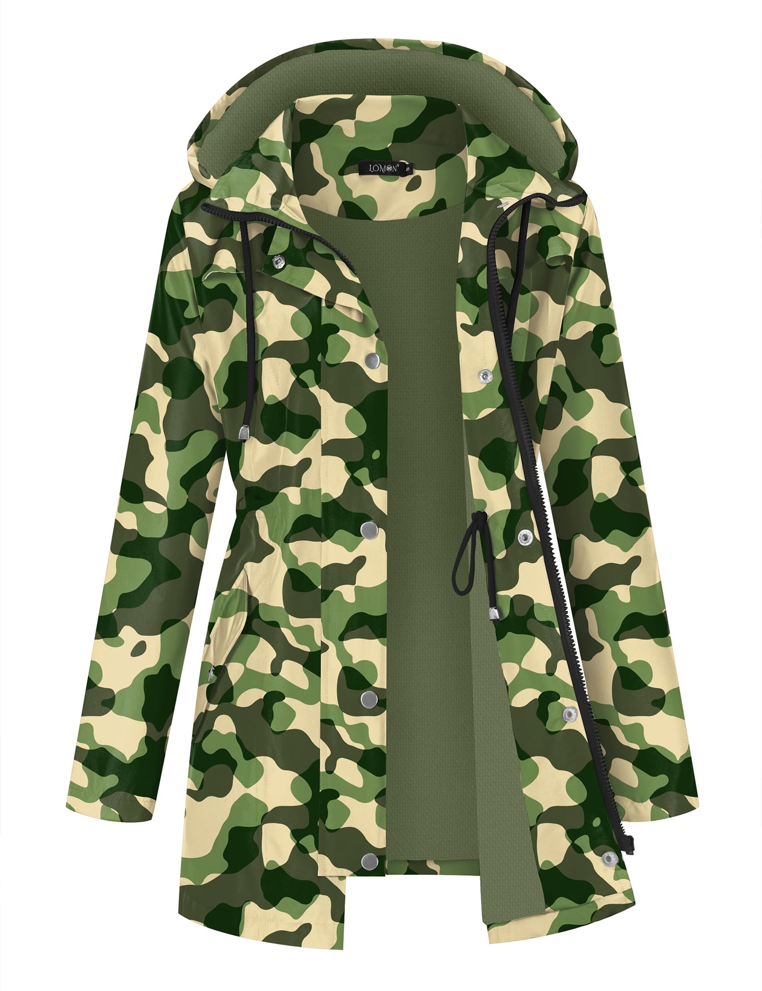 LOMON Women Rain Jacket Waterproof Hooded Jackets