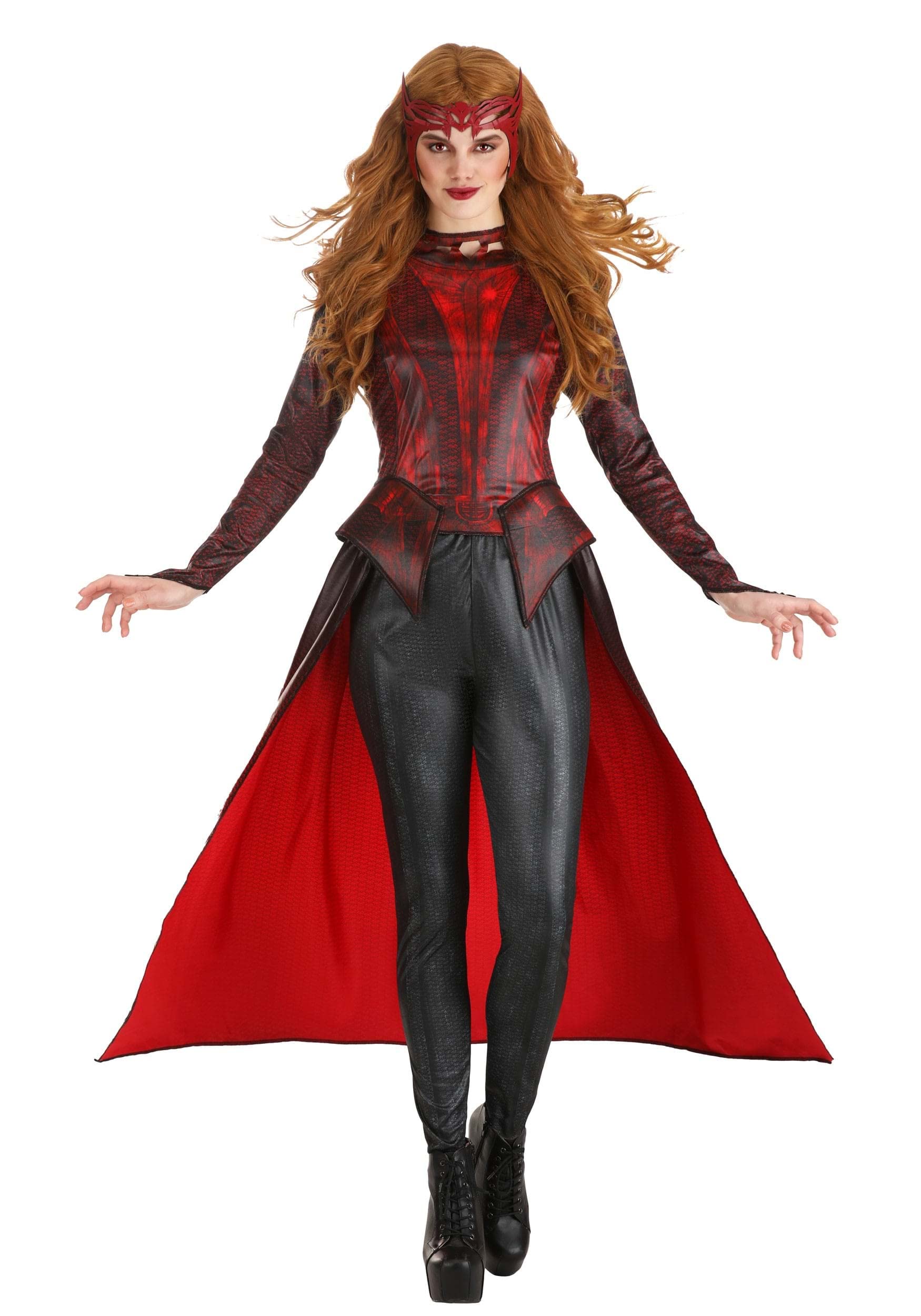 Photo 1 of MARVEL Adult Scarlet Witch Hero Costume, Womens Halloween Costume - Officially Licensed