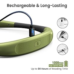 Glocusent Book Light, 3-Color & 6-Brightness