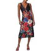 Lulus Womens Sorelle Drape Back Midi Dress