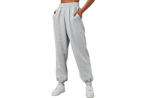 Yovela Sweatpants Women Baggy High Waisted Sweat Pants Fall Clothes Casual Joggers Y2k Aesthetic Warm Trousers with Pockets