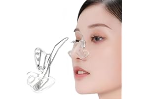 QIYUDA 2 Pcs Nose Shaper Clip, Silicone Wide Nose Slimmer Pain Free Up Lifting Straightener