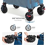 TIMBER RIDGE Festival Trolley on Wheels 200L Foldable with Brakes 100kg view 6
